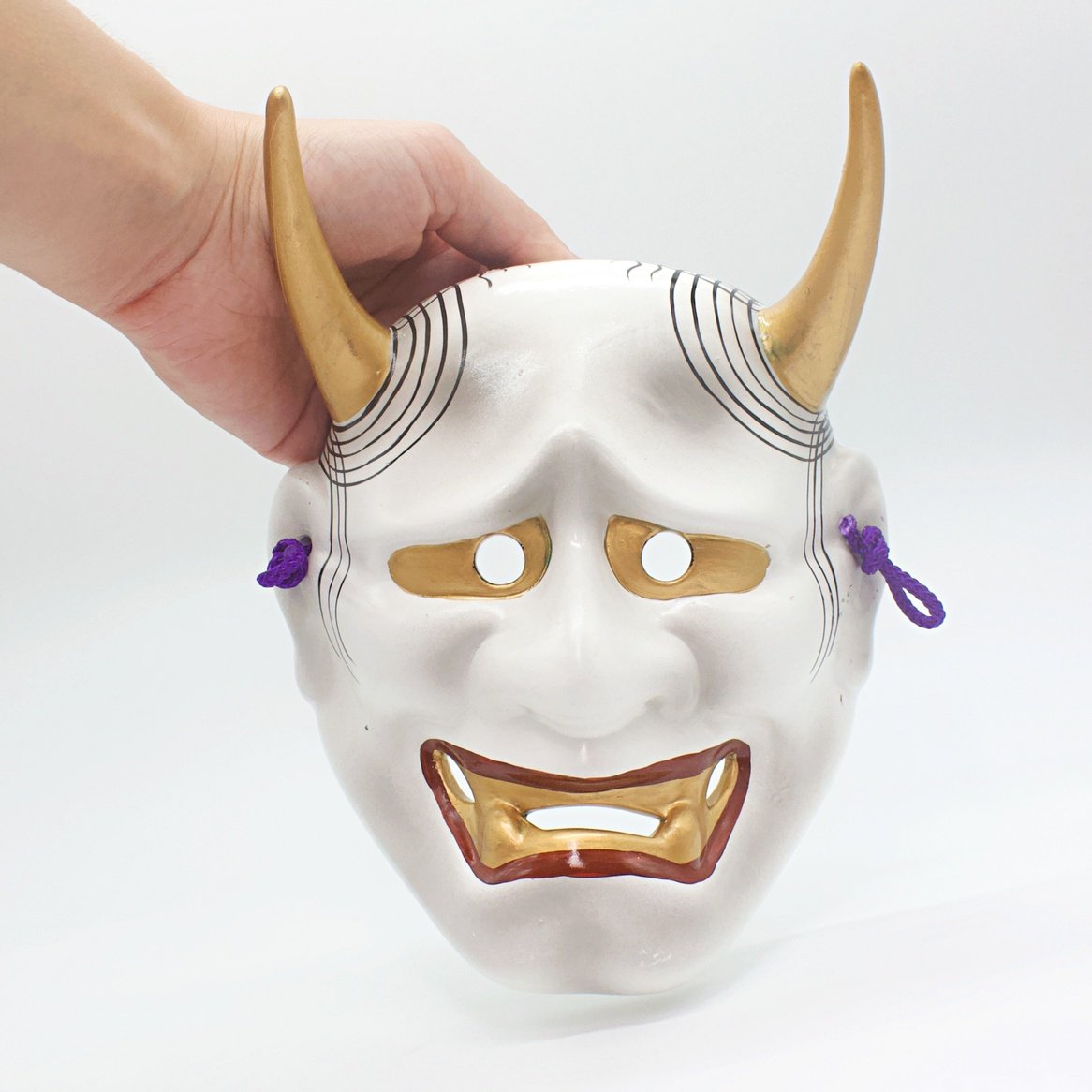 Hannya Ceramic Decorative Mask - Medium