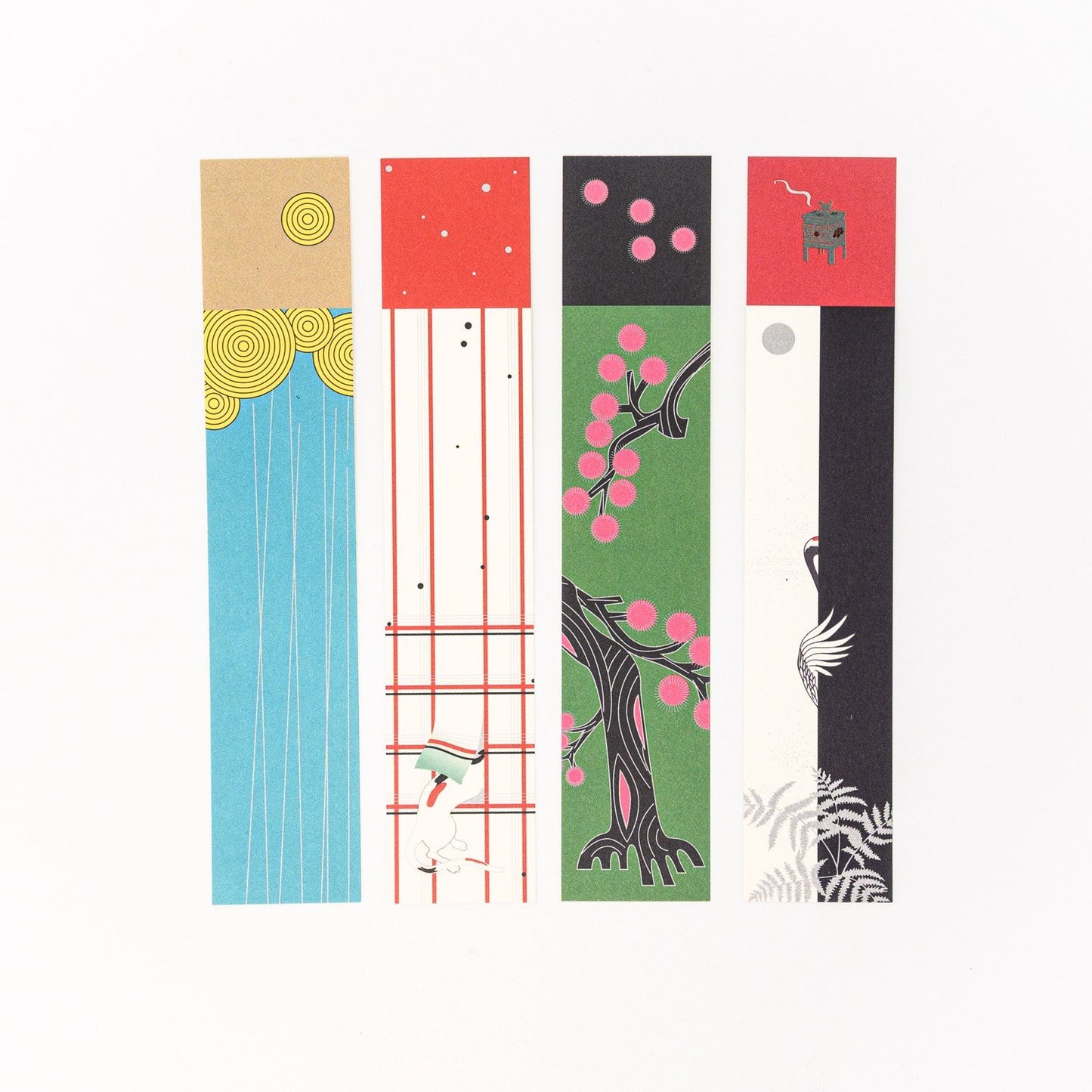 Japanese Folklore Bookmark - Uragu Designer Shop - Set of 4